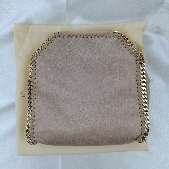 Stella Mccartney Mini Falabella Tote Bag Shoulder Bag Crossbody bag In Gold - Picture 5 of 16